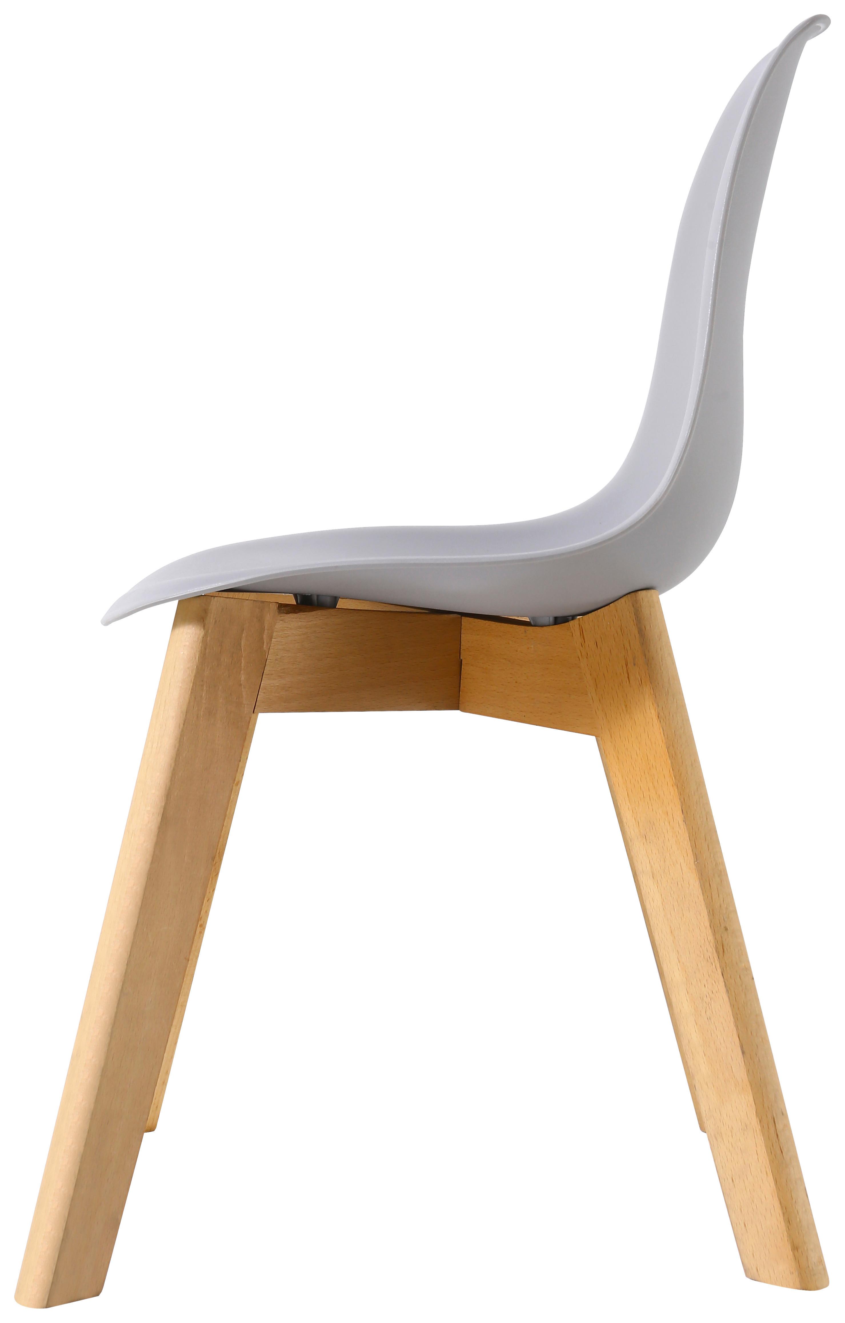 BARNSTOL STEVE -BASED- - grå, Modern, trä/plast (32/57/32cm) - Based