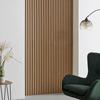 AKUSTIKPANEL GRACE 2ER-SET -SB- - svart/ekfärgad, Modern, trämaterial/trä (60,5/120/2,2cm) - Mömax