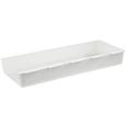 Tárolódoboz Műanyag - Fehér, Műanyag (14,9/37,5cm) Tárolódoboz Műanyag - Fehér, Műanyag (14,9/37,5cm)