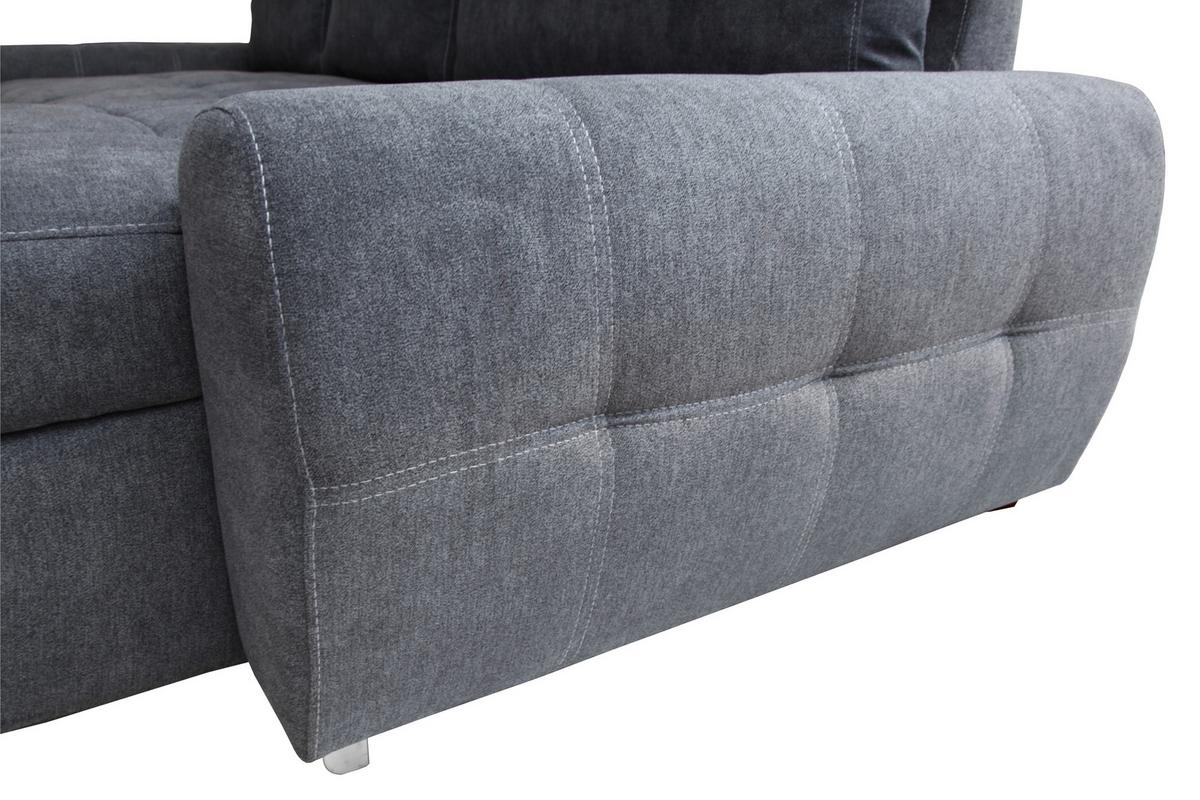 Coltar extensibil SOLAR - alb/gri, Design, textil (277/175cm) - Modern Living