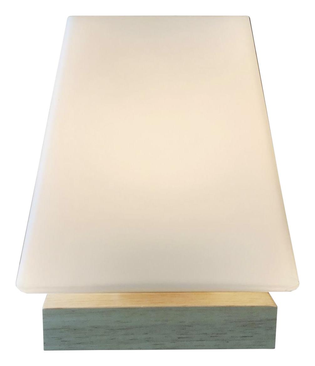 BORDSLAMPA HOLLY - naturfärgad, Modern, trä/glas (14/17,3cm) - Mömax