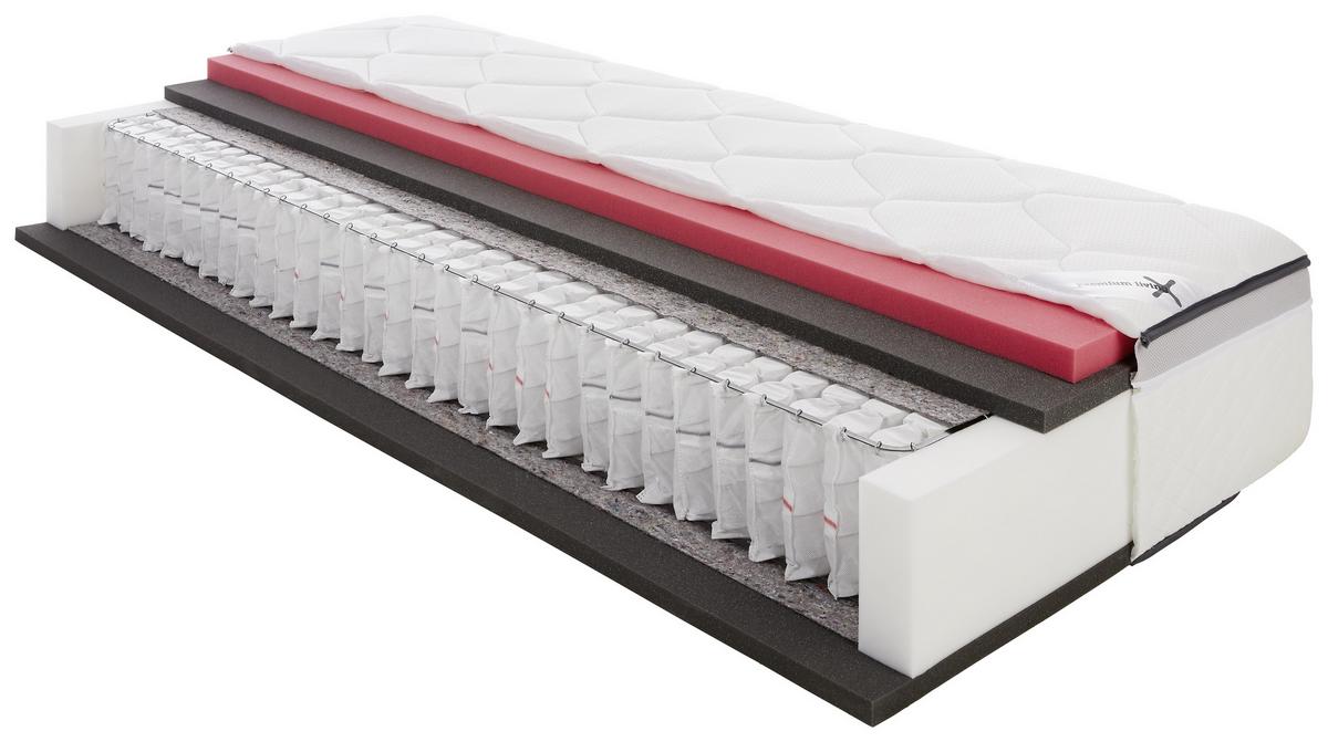 Vzmetnica Boxspring Prestige Gold, 90x200 Cm - bela, tekstil (90/200cm) - Premium Living