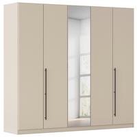 Kleiderschrank Safari Champagner - Champagner/Grau, KONVENTIONELL, Holzwerkstoff/Metall (226/229/54cm) - Based