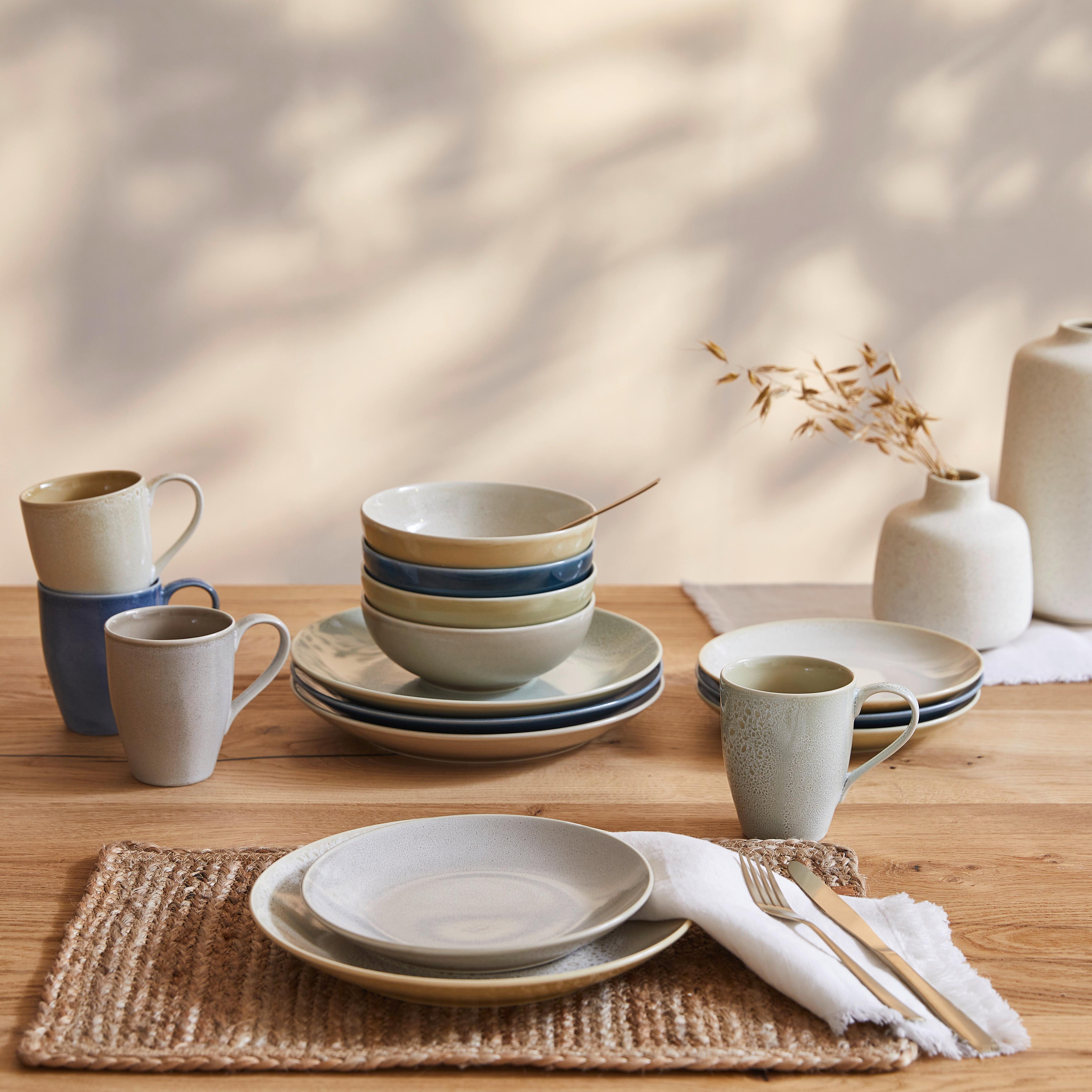 Kombinirani Servis Reactive Nordic, 16-Delni - večbarvno, Basics, keramika - Creatable