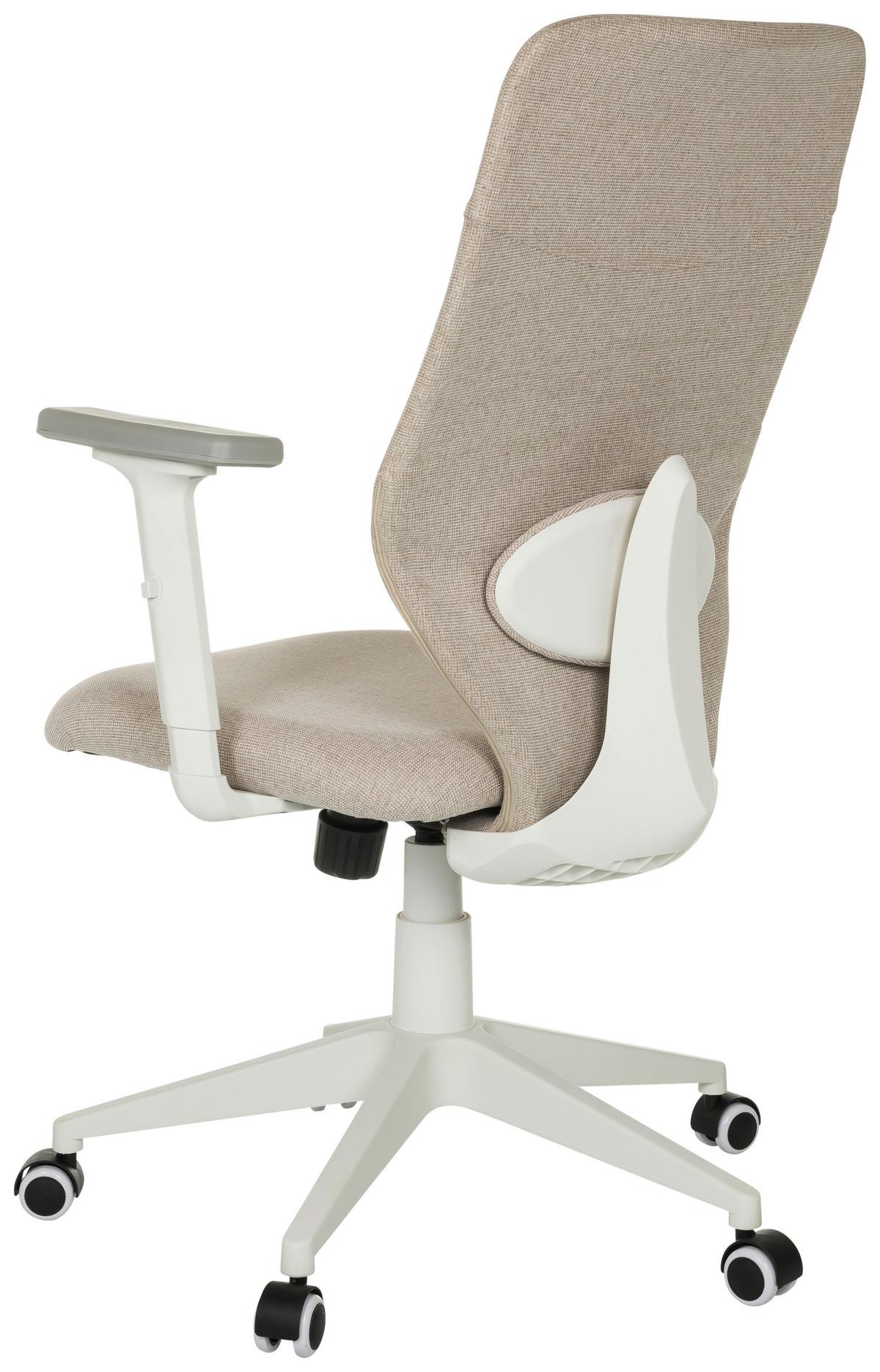 Pisarniški Stol Cosio Ii, Bež - bela/bež, Moderno, umetna masa/tekstil (70/115/70cm) - MID.YOU