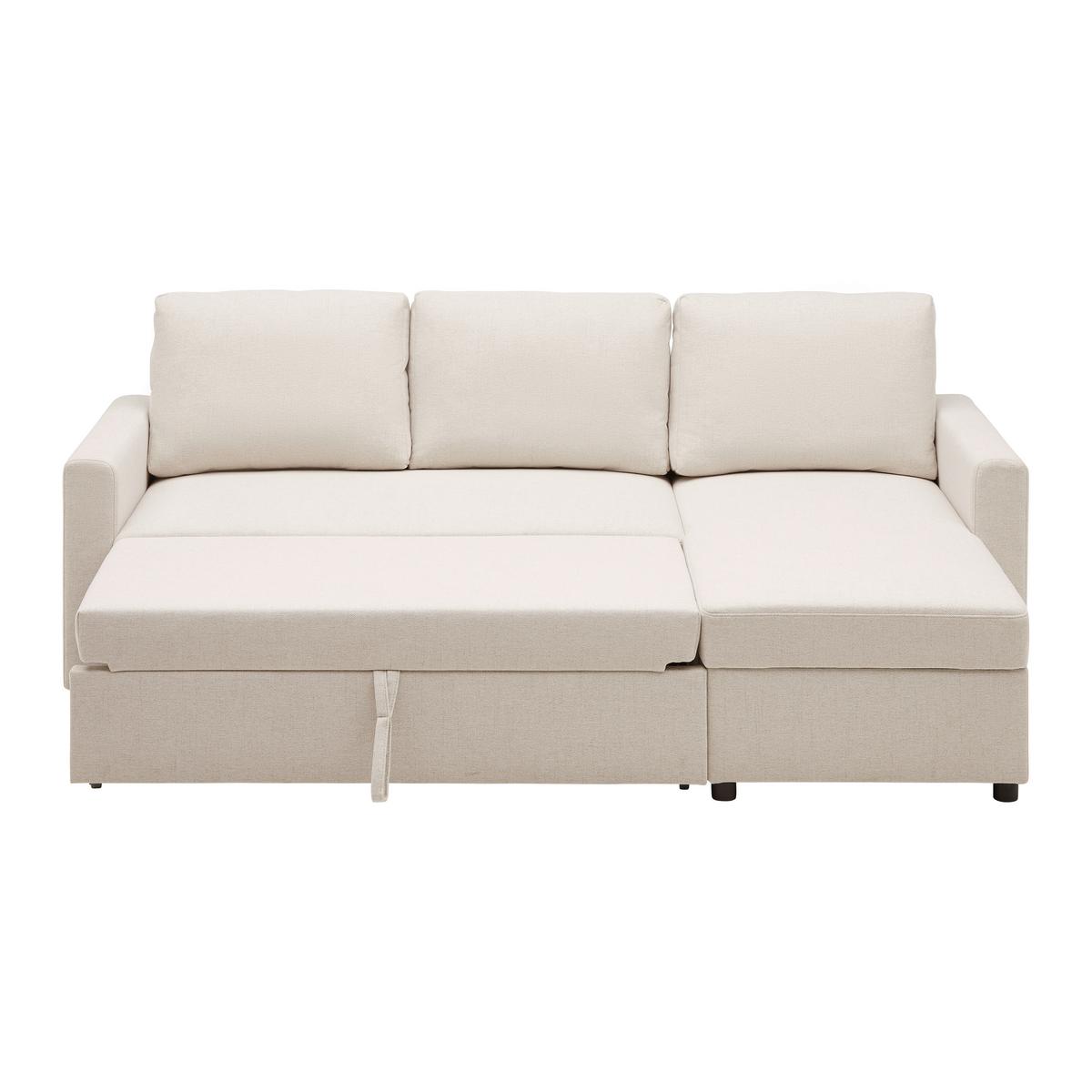 Canapea modulara VICTORIA - bej, Modern, lemn/metal (215/82/145cm) - Mömax
