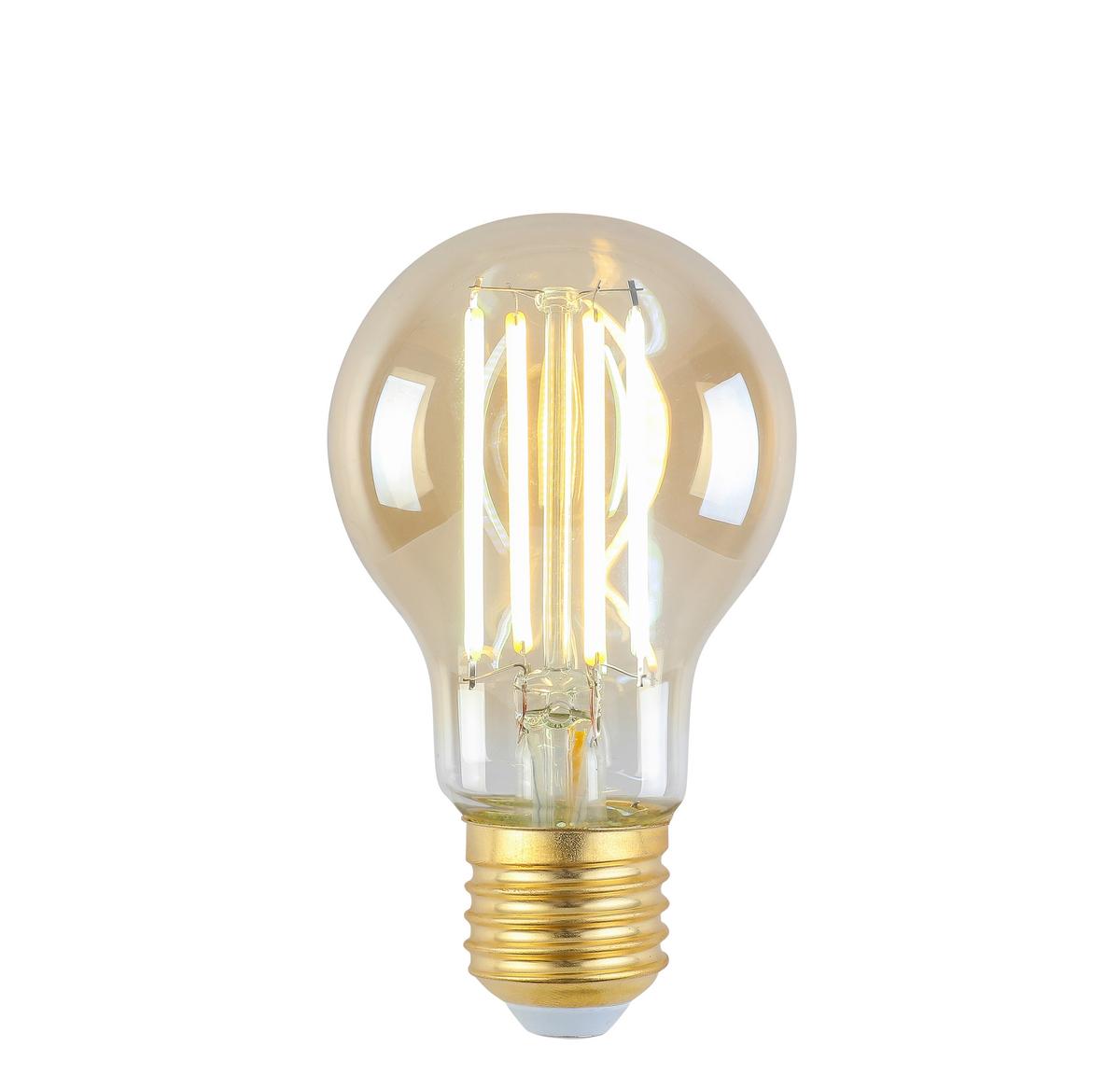 ŻARÓWKA LED C81018L *SBB*SH* - kolor bursztynowy, Lifestyle, metal/szkło (6/10,5cm) - Boxxx