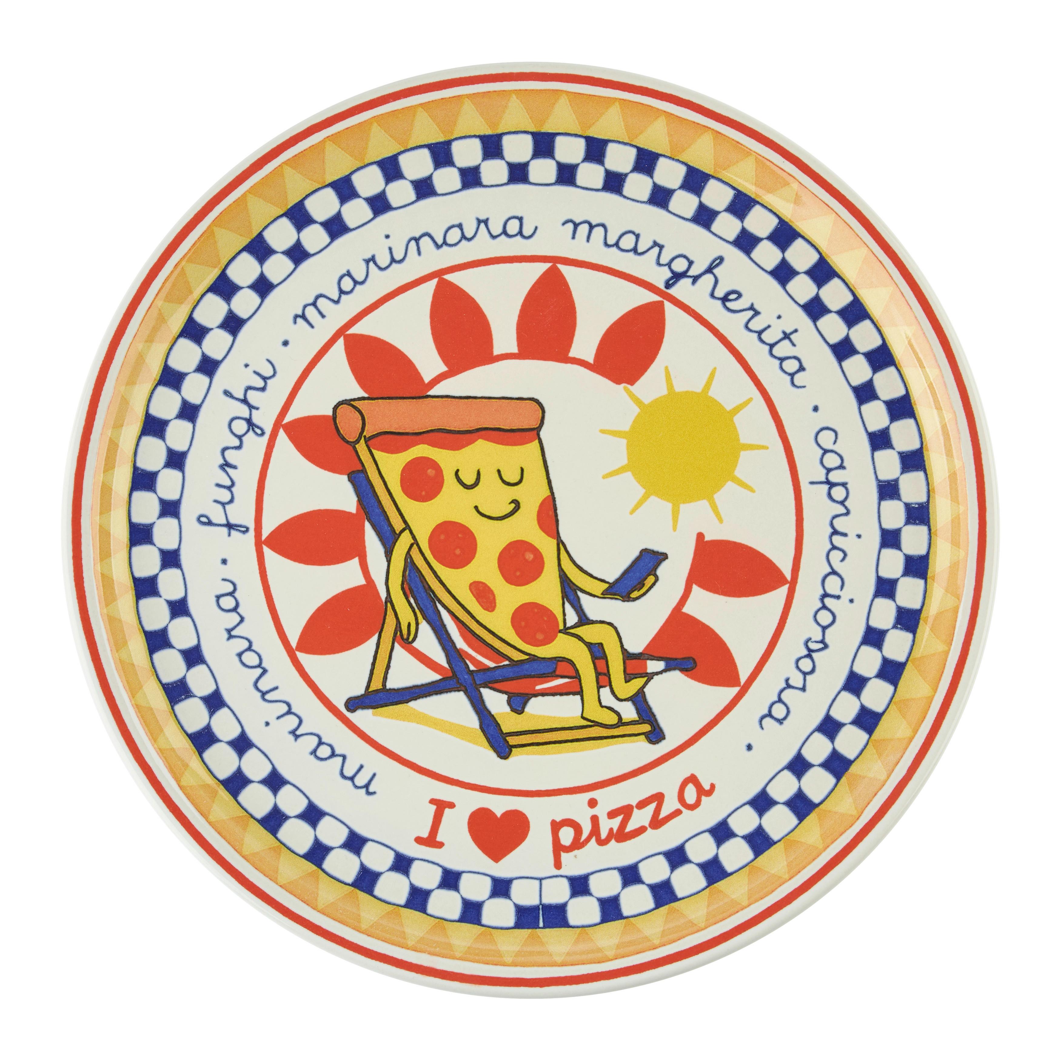 PIZZATALLRIK ITALY - multicolor, Klassisk, keramik (30/2,15cm) - Mömax