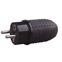 Csatlakozódugó 0145h - fekete, műanyag