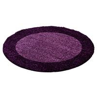 Hochflorteppich Life Lila Ø ca. 160cm - Lila, KONVENTIONELL, Textil (160cm) - Novel