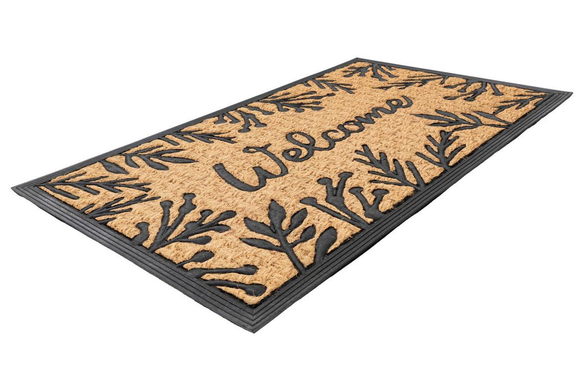 Fussmatte Entry 100 Hellbraun 45x75 - Hellbraun, Basics, Textil (45/75cm) - Kayoom