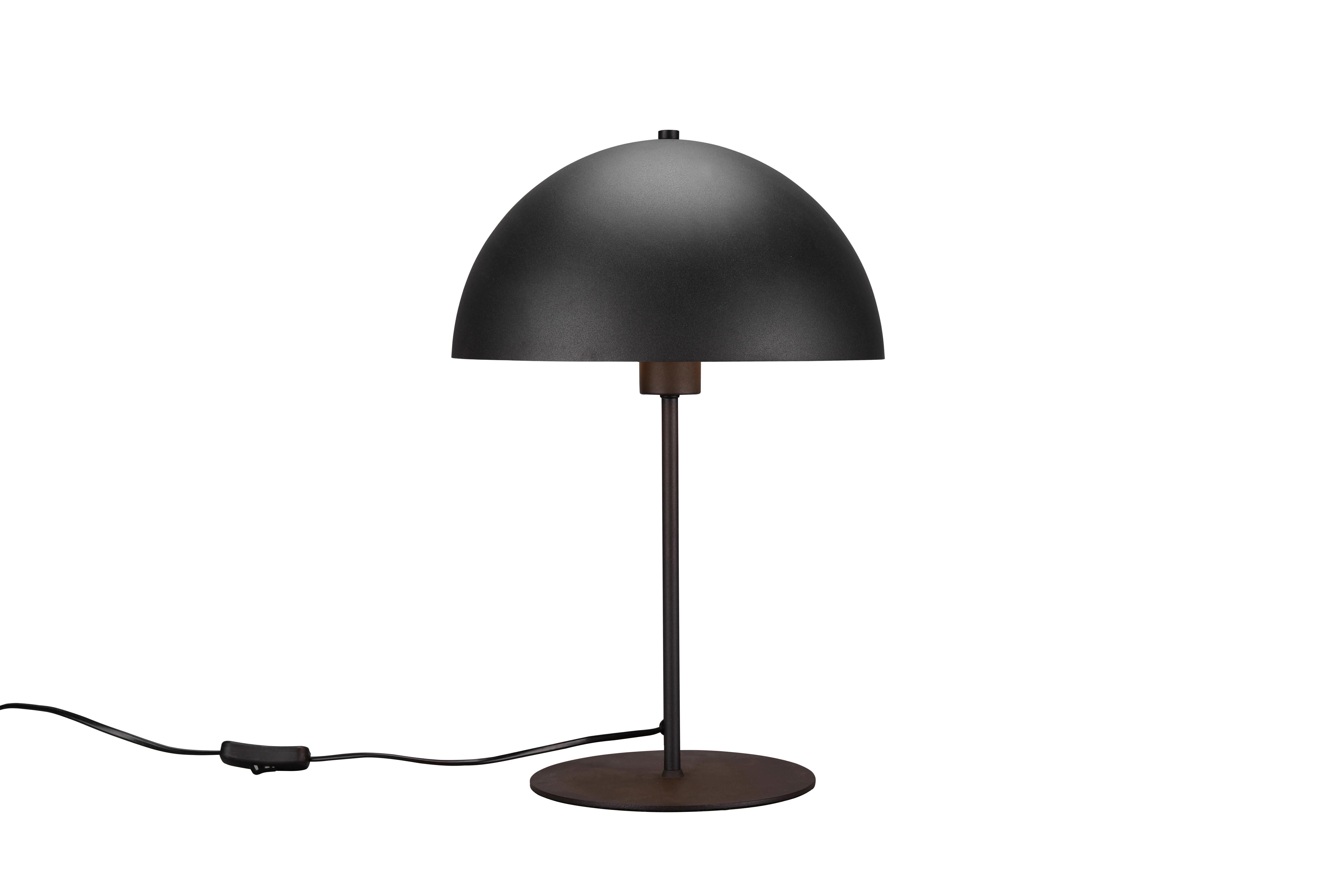 Tischleuchte Nola Schwarz max. 40 Watt - Schwarz, KONVENTIONELL, Metall (30/45cm) - Trio Leuchten