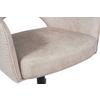 STOL MED ARMSTÖD VALLETTA - svart/cremefärgad, Klassisk, metall/textil (64/85/61cm) - Premium Living