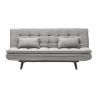 Schlafsofa Grau - Schwarz/Grau, Modern, Holz/Textil (190/83/93cm) - Mömax