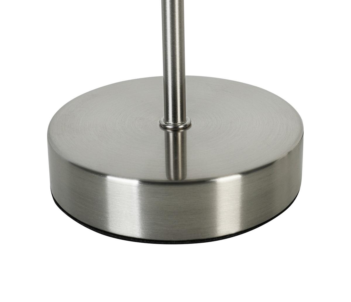 Namizna Led-svetilka Zuri - barve niklja/črna, Romantika, kovina/umetna masa (15/30cm) - Mömax