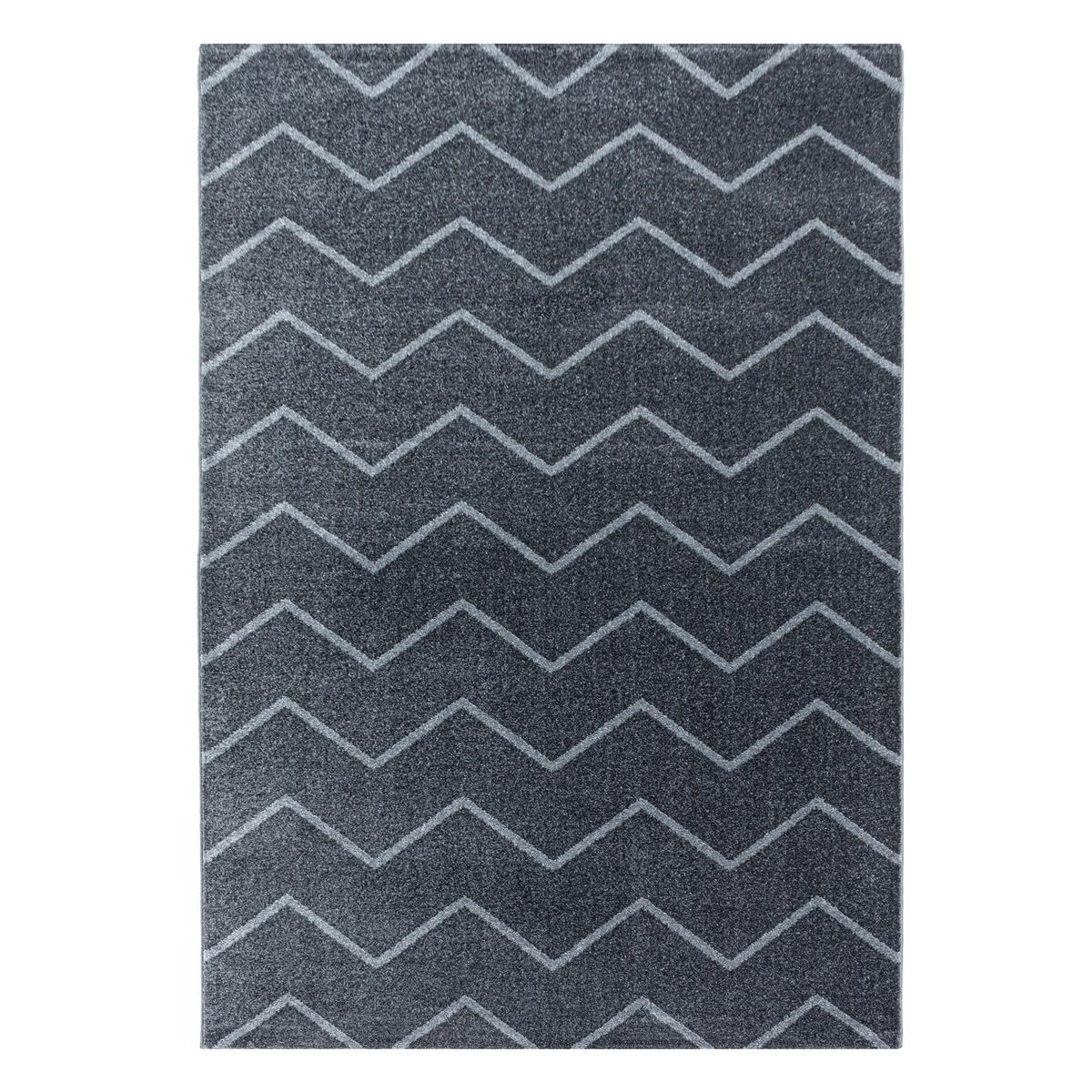 Hochflorteppich Rio Grau ca. 140x200cm - Grau, Basics, Textil (140/200cm)