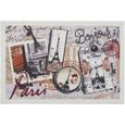Fußmatte Bonjour in Bunt, ca. 40x60cm - Textil (40/60cm) - Mömax modern living