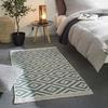 HANDVÄVD MATTA INAYA 1 - vit/grön, Modern, textil (80/150cm) - Mömax