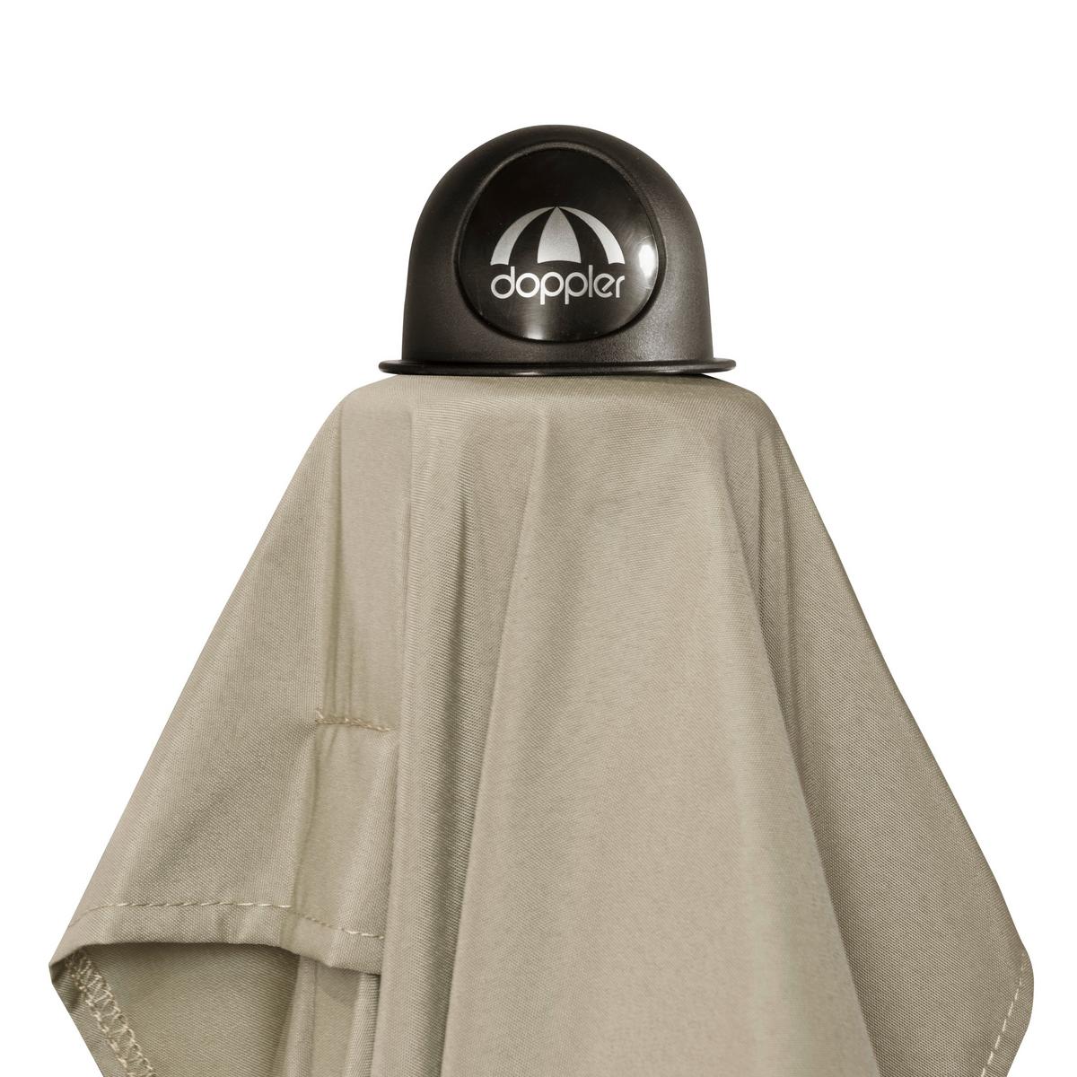 Sonnenschirm Active Auto Tilt Naturfarben ca. 300x200cm - Silberfarben/Naturfarben, Design, Textil/Metall (300/200cm) - Doppler