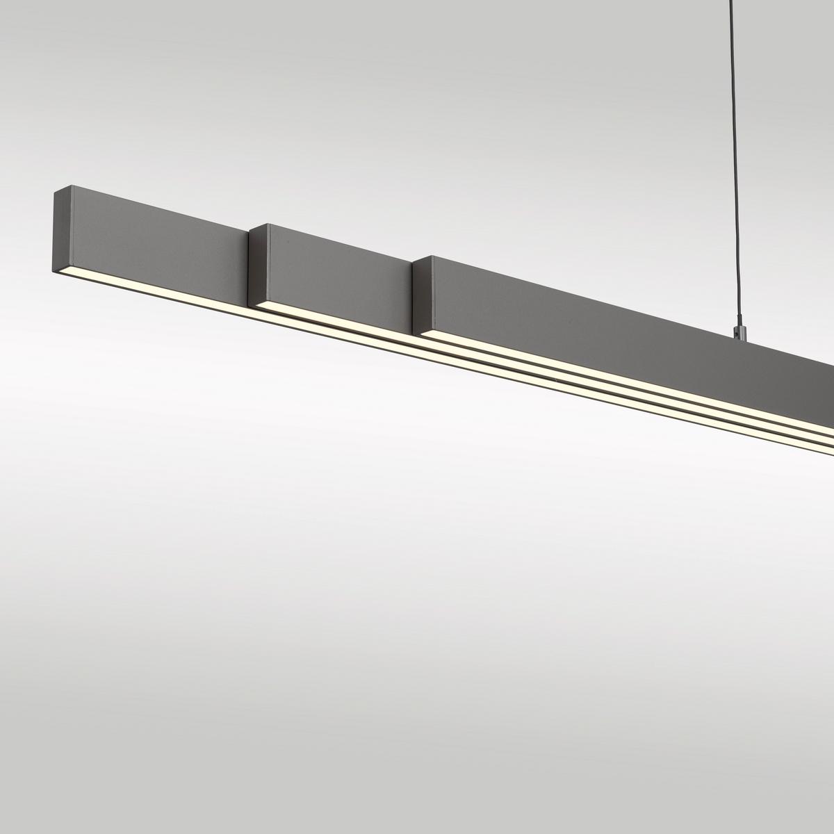 LAMPA WISZĄCA LED 2598-13 ADRIANA - antracytowy, Design, tworzywo sztuczne/metal (179/55/150cm) - Paul Neuhaus