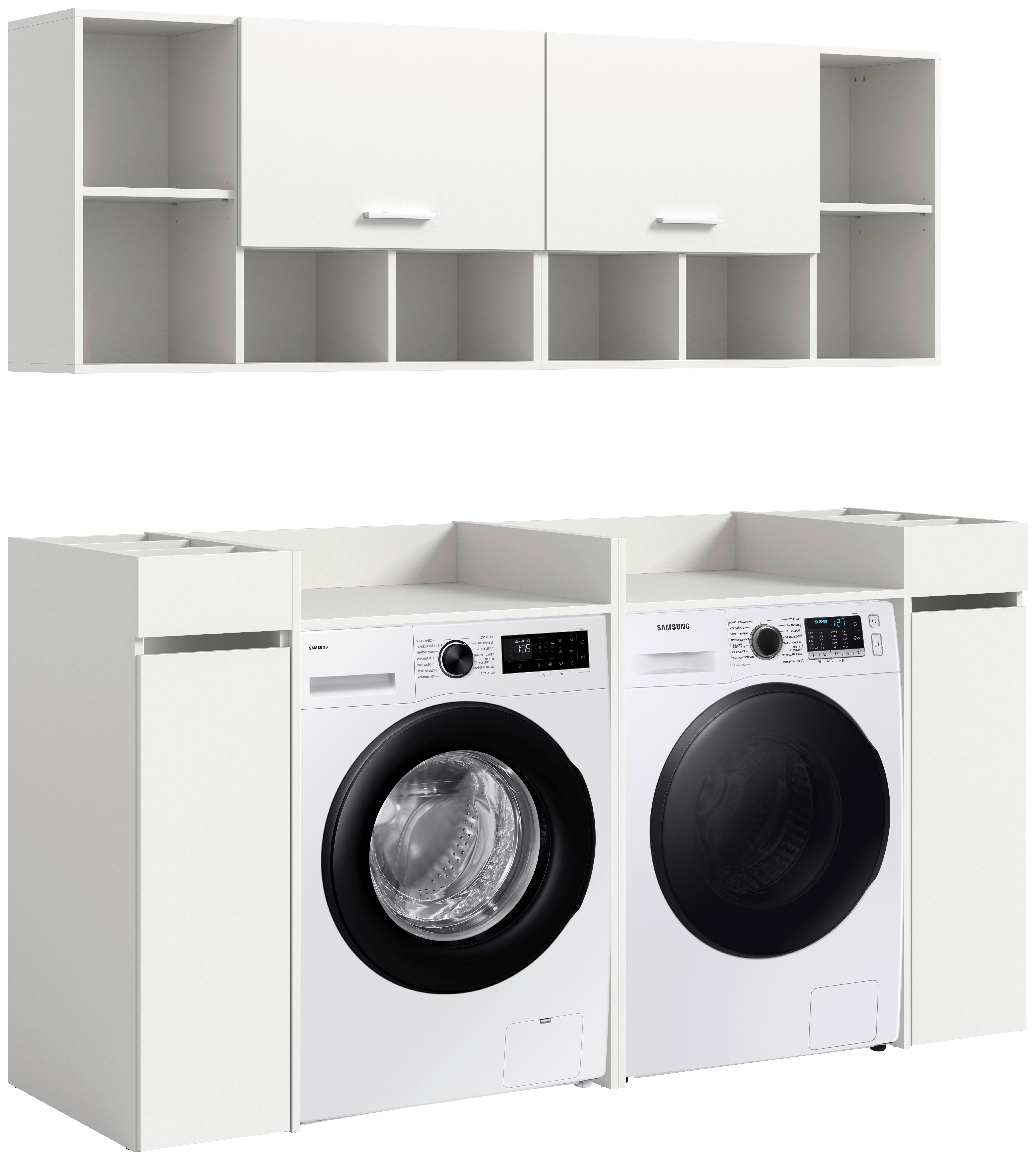 Hauswirtschaftsraum Free Weiß - Weiß, Basics, Holzwerkstoff (190/195/60cm) - MID.YOU