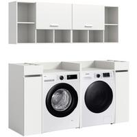 Hauswirtschaftsraum Free Weiß - Weiß, Basics, Holzwerkstoff (190/195/60cm) - MID.YOU