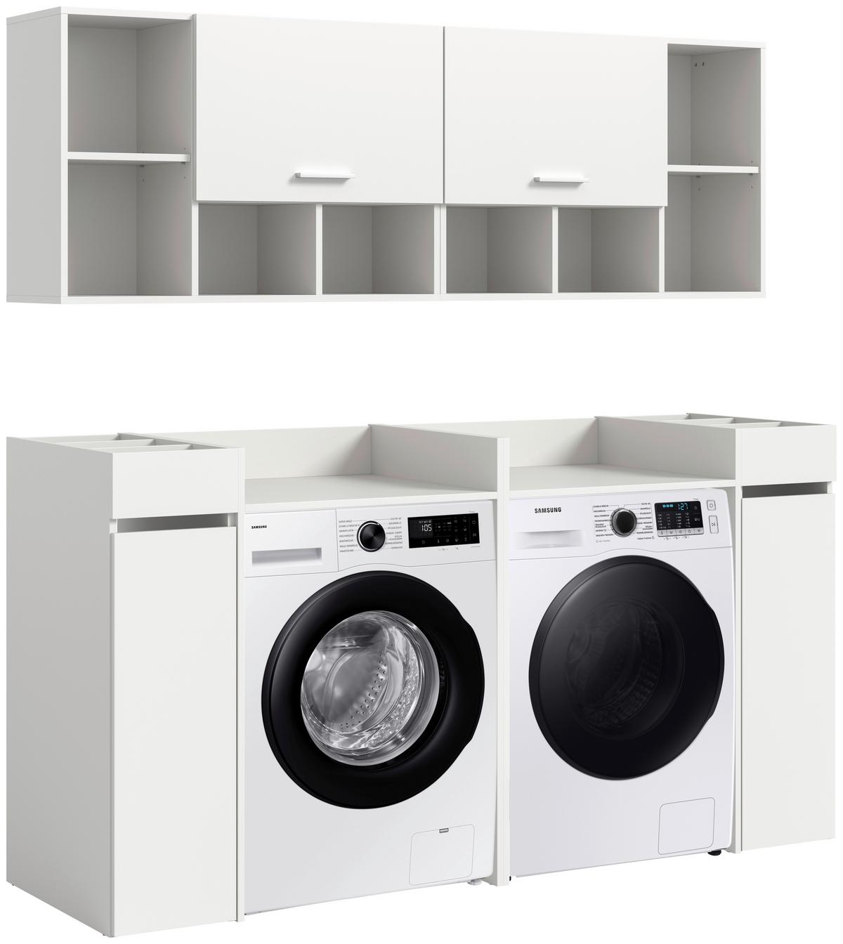 Hauswirtschaftsraum Free Weiß - Weiß, Basics, Holzwerkstoff (190/195/60cm) - MID.YOU