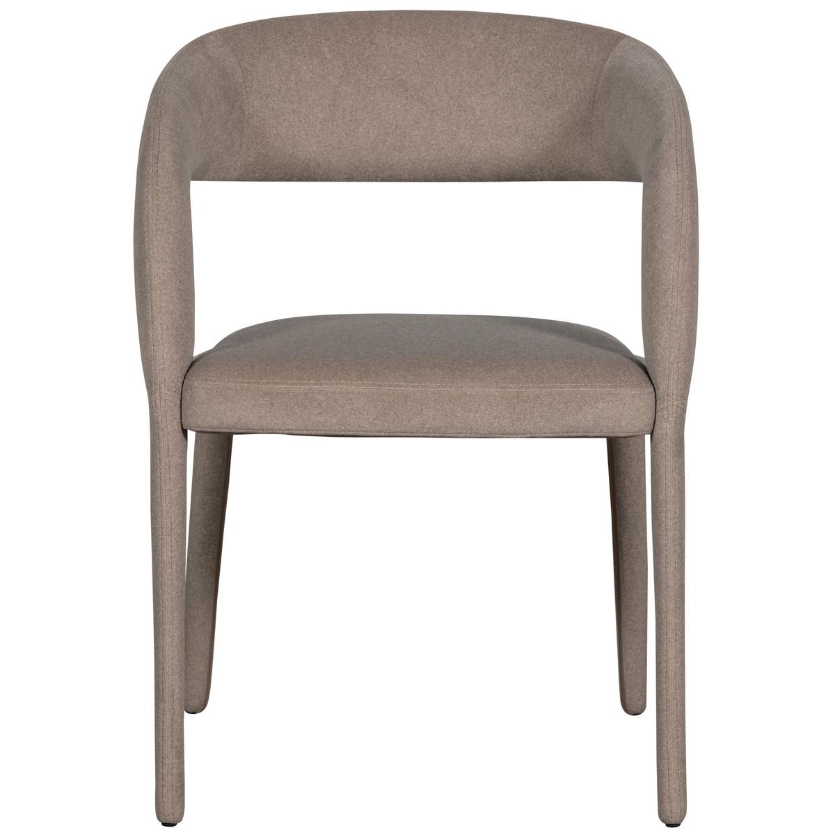 Armlehnstuhl Arms Braun - Braun, MODERN, Textil (60/80/54cm) - Livetastic
