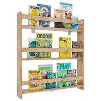 Regal Kidos, Hrast - medeni hrast, Moderno, leseni material (70/80/10cm) - MID.YOU