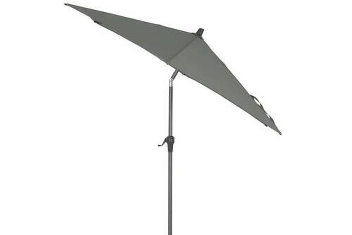 Sonnenschirm BL: 250x250 cm Anthrazit/Olivgrün - Anthrazit/Olivgrün, KONVENTIONELL, Textil/Metall (250/250cm) - Siena Garden