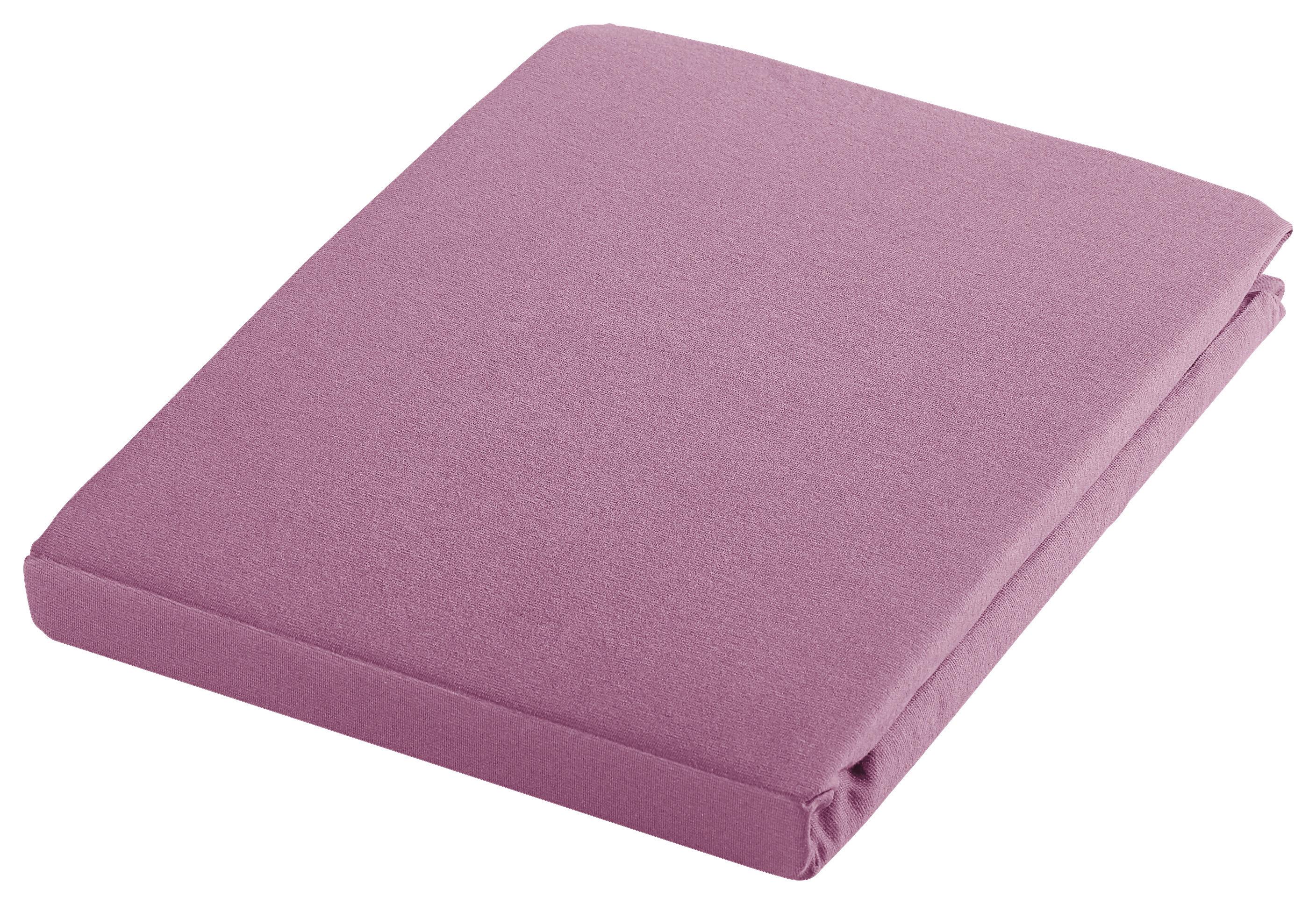 PRZEŚCIERADŁO Z GUMKĄ FLORENTANO - ciemnoróżowy, Basics, tkanina (180/200cm) - Bio:Vio