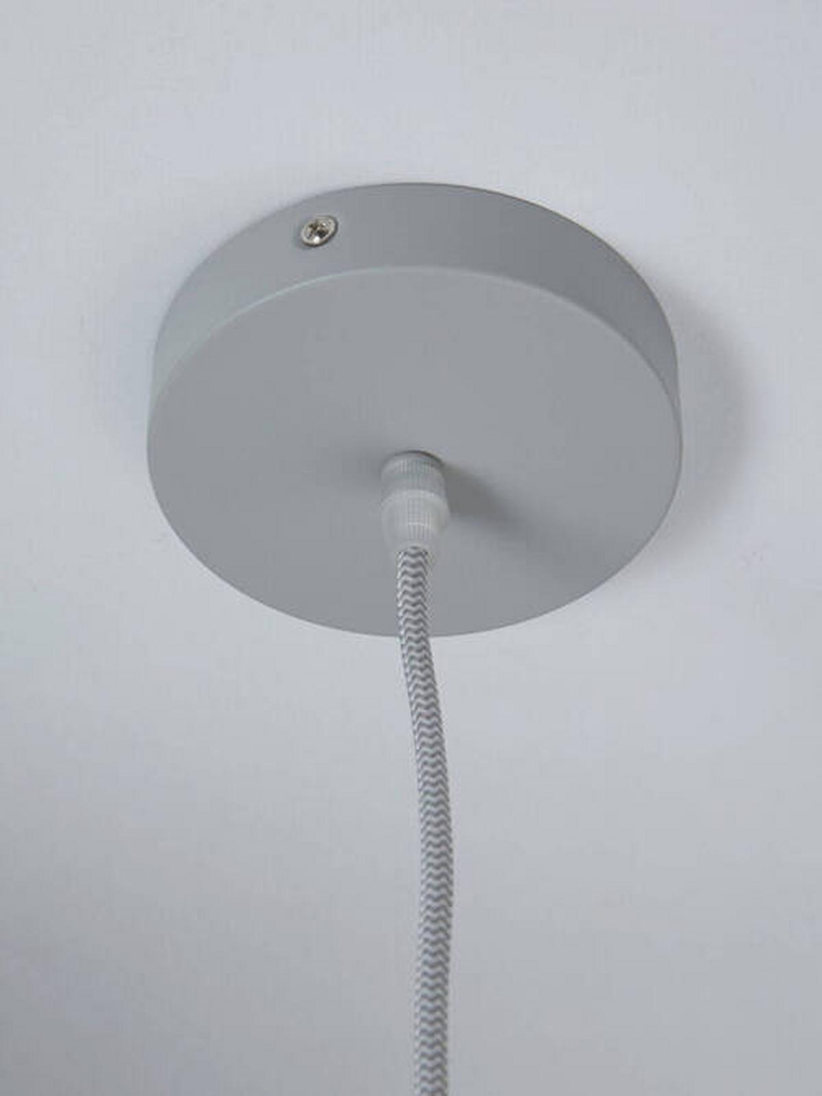 Függőlámpa Helsinki - világosszürke, Trend, üveg (26/37,5cm) - It's about Romi