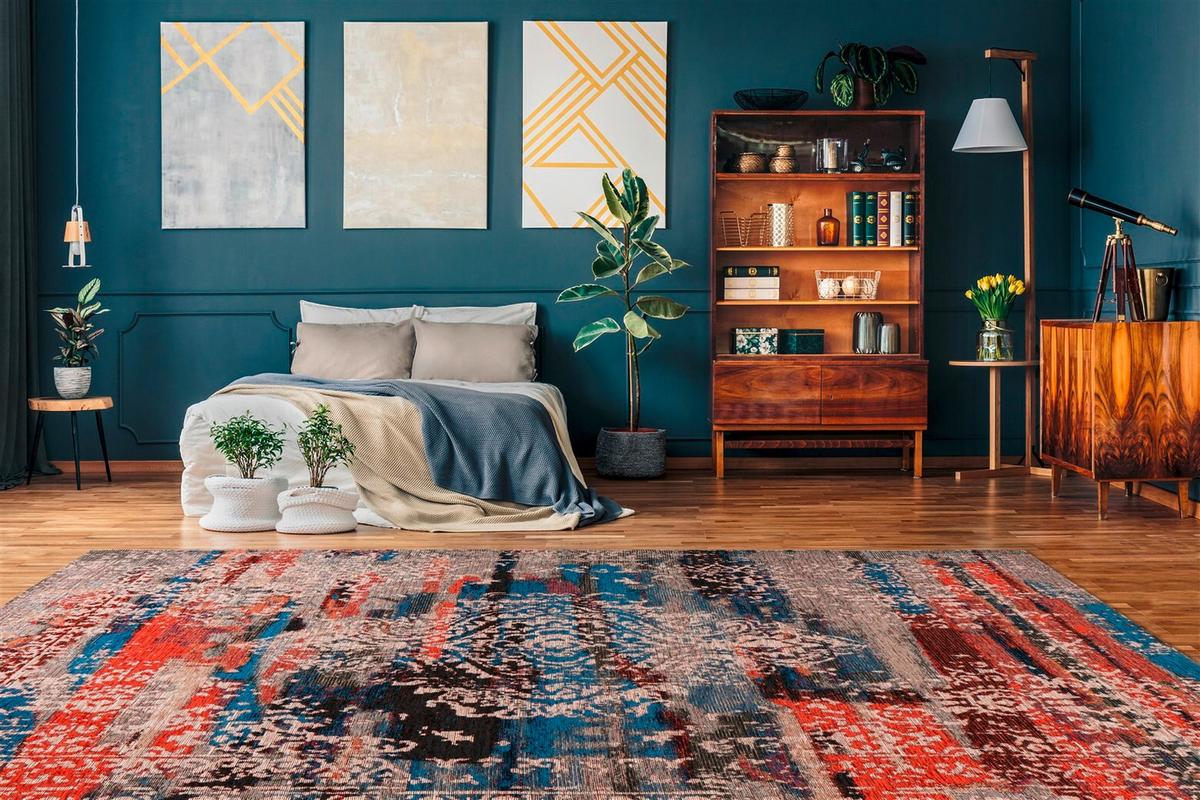 TEPPICH CHARME 425 MULTI / ROT - Rot/Multicolor, Konventionell, Textil (160/230cm) - Kayoom