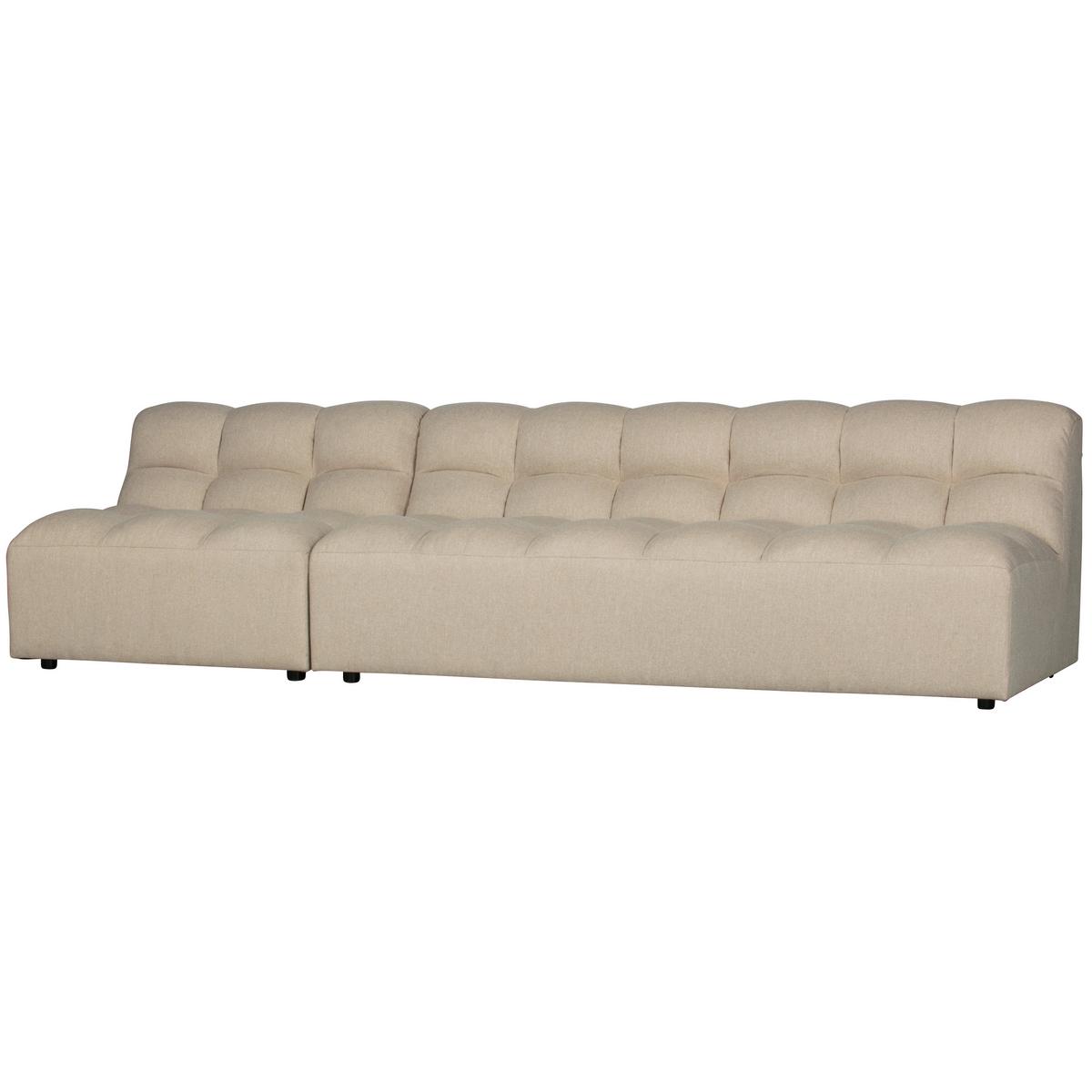SESSEL Pepper Sandfarben B: 100cm - Sandfarben/Schwarz, Design, Kunststoff/Textil (100/79/92cm) - Livetastic