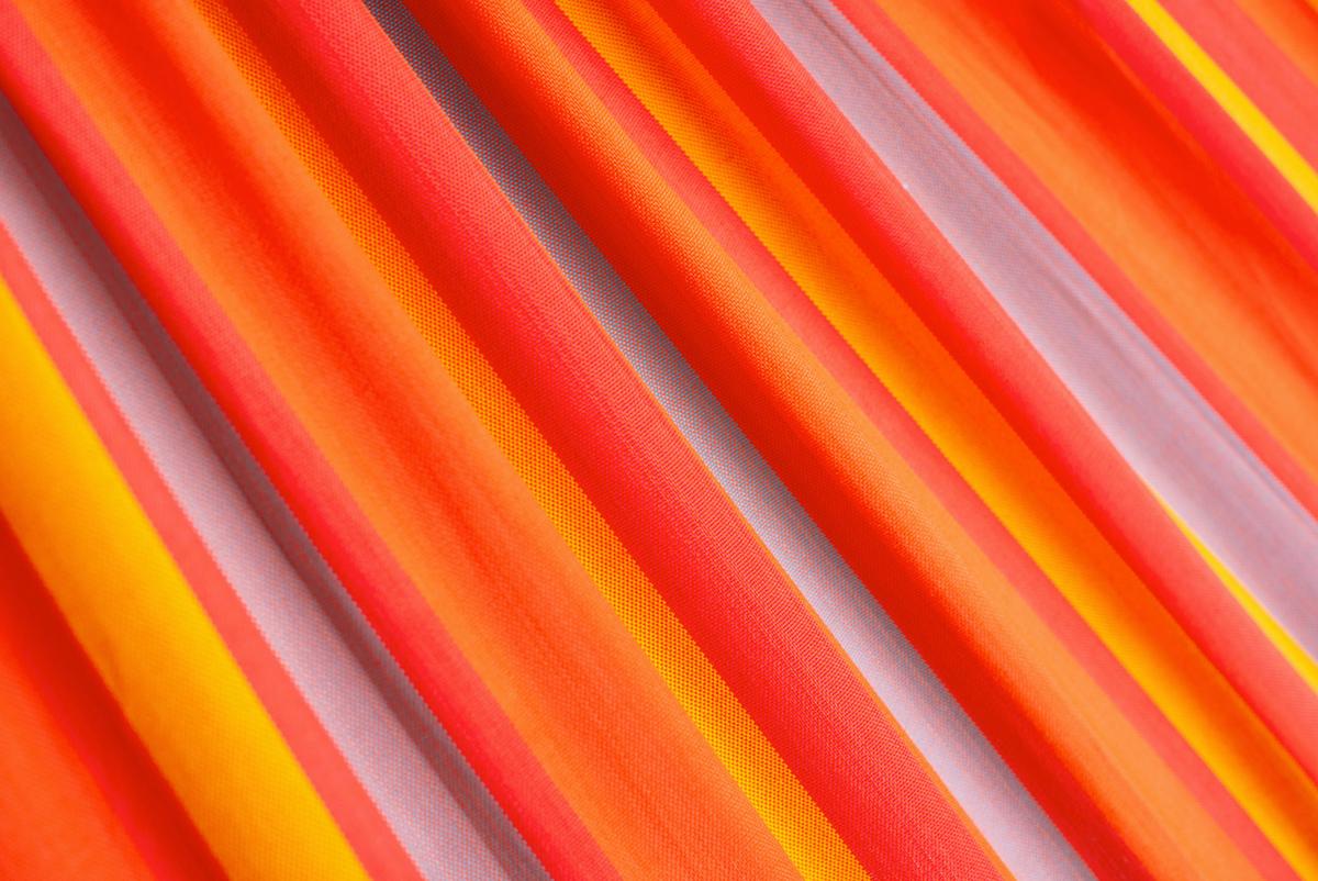 Hängematte Classic Double Hammock Outdoor Gelb/Orange - Gelb/Rot, KONVENTIONELL, Textil (160/350cm) - La Siesta