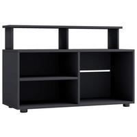 Nizka Omarica Balanisa, Črna - črna, Moderno, umetna masa/leseni material (90/59/36cm) - MID.YOU