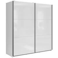 Ormar S Kliznim Vratima Tetrix - bijela visoki sjaj/antracit, Moderno, drvni materijal/metal (183/195,5/60cm) - Modern Living