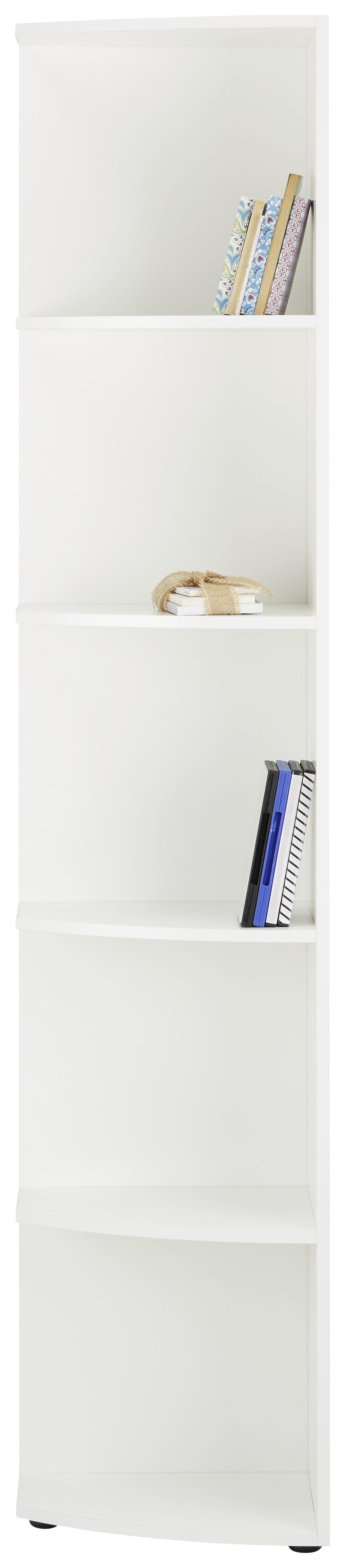 Abschlussregal in Weiß - Weiß, Holzwerkstoff (30/185/38cm) - Modern Living