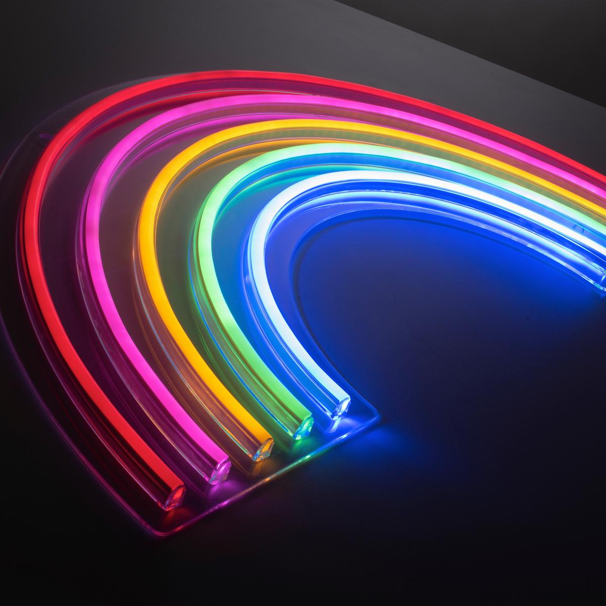 DEKORACJA ŚWIETLNA LED 85024-70  NEON-RAINBOW - Basics, tworzywo sztuczne (63/1,5/32cm) - Just Light