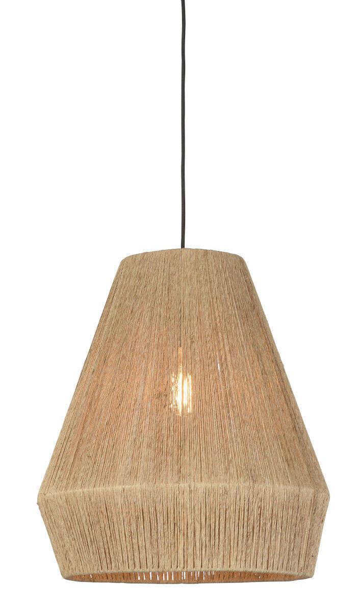 Függőlámpa Iguazu/h45/n - fekete/világosbarna, Natur, műanyag/természetes anyagok (40/47cm) - Good & Mojo