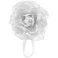 Raffhalter Rose in Weiß - Weiß, ROMANTIK / LANDHAUS, Textil (11cm) - Mömax modern living Raffhalter Rose in Weiß - Weiß, ROMANTIK / LANDHAUS, Textil (11cm) - Mömax modern living