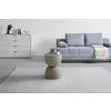 SIDOBORD TONDO - taupe, Modern (34/45/34cm) - Premium Living
