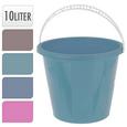 Eimer Liv verschiedene Farben - Taupe/Blau, KONVENTIONELL, Kunststoff (10l) Eimer Liv verschiedene Farben - Taupe/Blau, KONVENTIONELL, Kunststoff (10l)