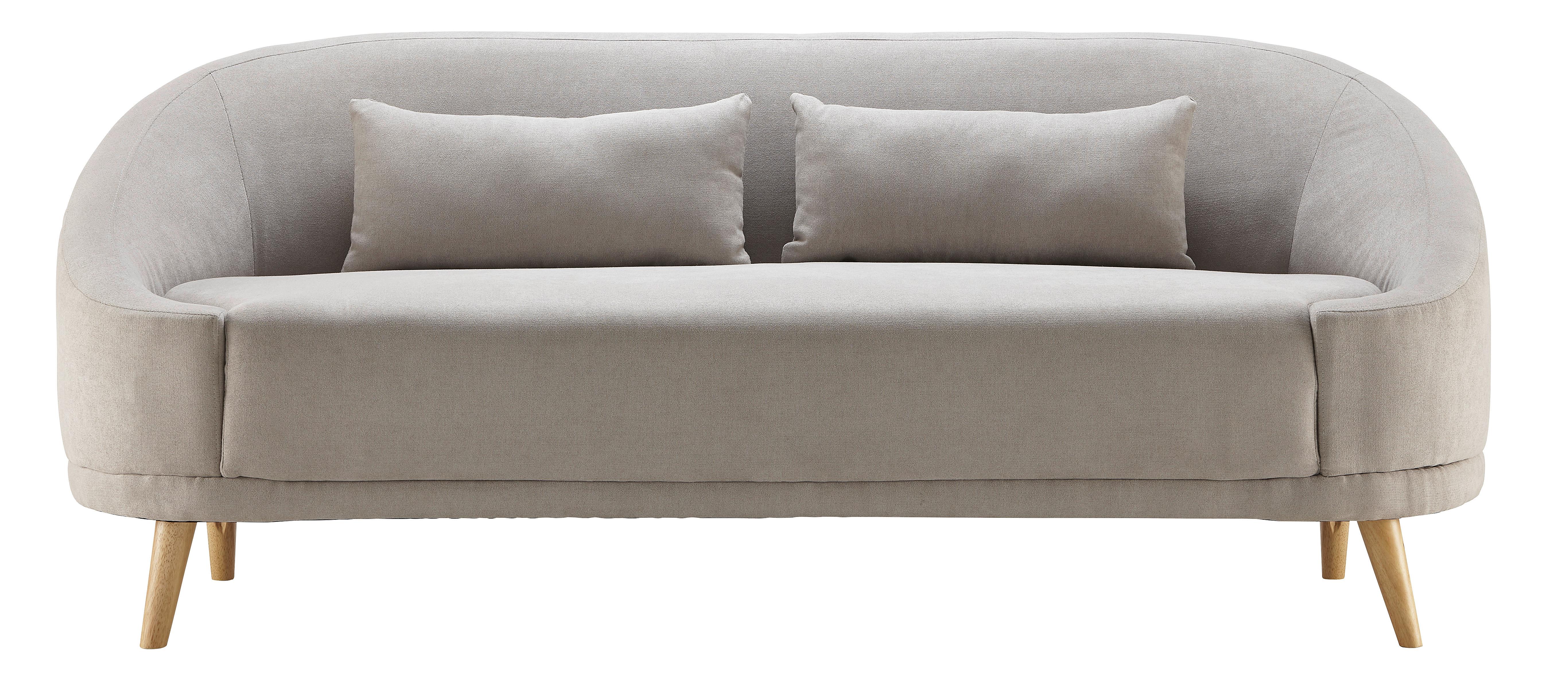Trosjed Jannike - siva, Moderno, tekstil/drvo (207/84/80cm) - Bessagi Home