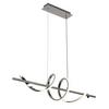 LED-HÄNGLAMPA LINA - kromfärg/nickelfärgad, Modern, metall/plast (80/20/120cm) - Mömax