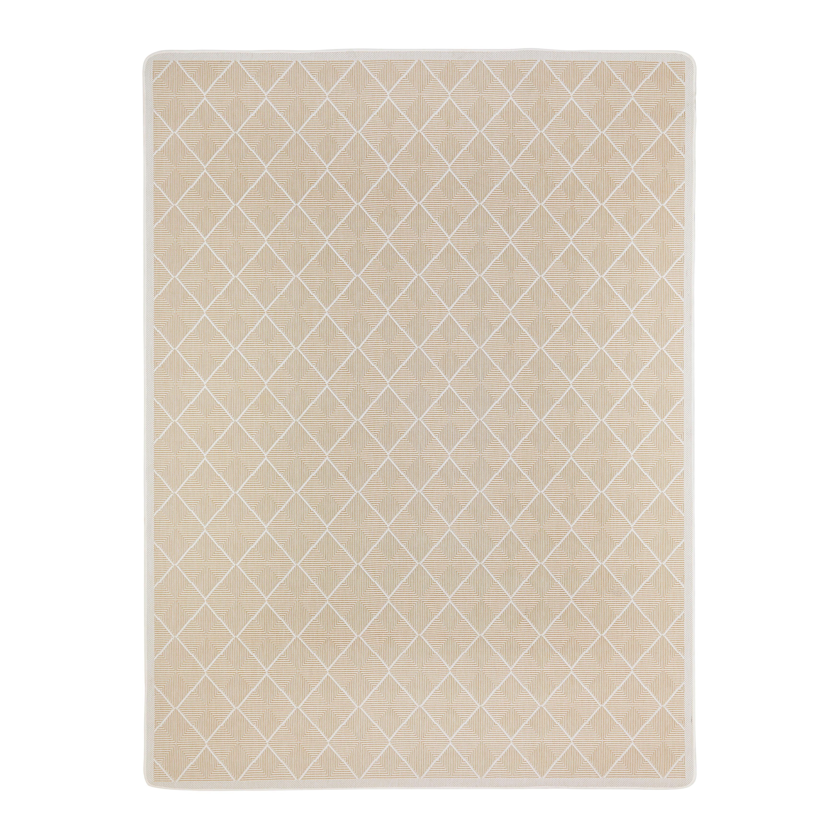 FLATVÄVD MATTA FJORA - gul, Modern, textil (133/190cm) - Mömax