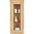 Hängeelement Akazie - Klar/Silberfarben, KONVENTIONELL, Glas/Holz (50/120/35cm) - ZANDIARA