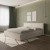 Tapecirani Krevet Serena - crna/krem, Moderno, drvni materijal/metal (180/200cm) - Bessagi Home