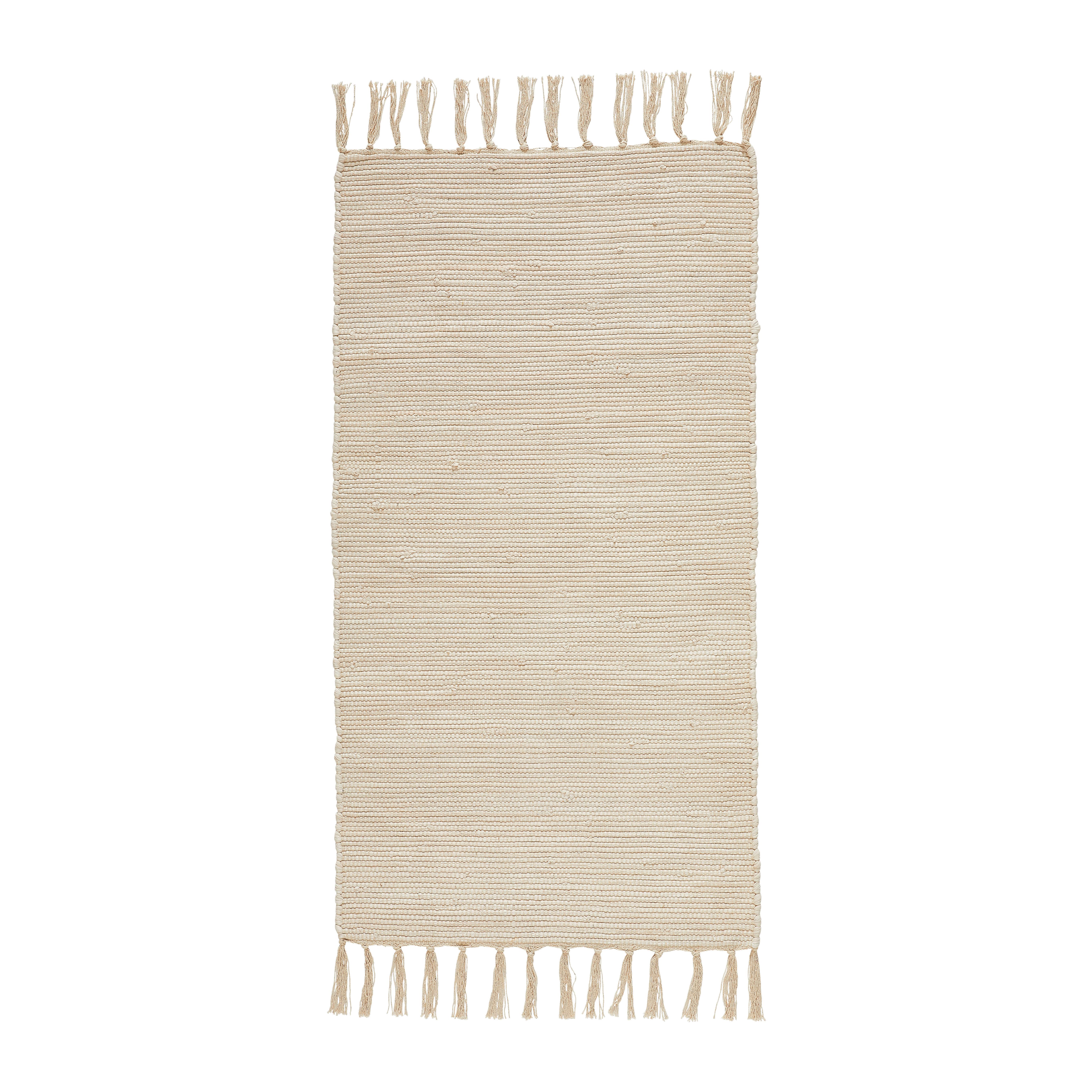 DYWAN Z FRĘDZLAMI MAXI - kolor piaskowy, Konventionell, tkanina (60/120cm) - Boxxx