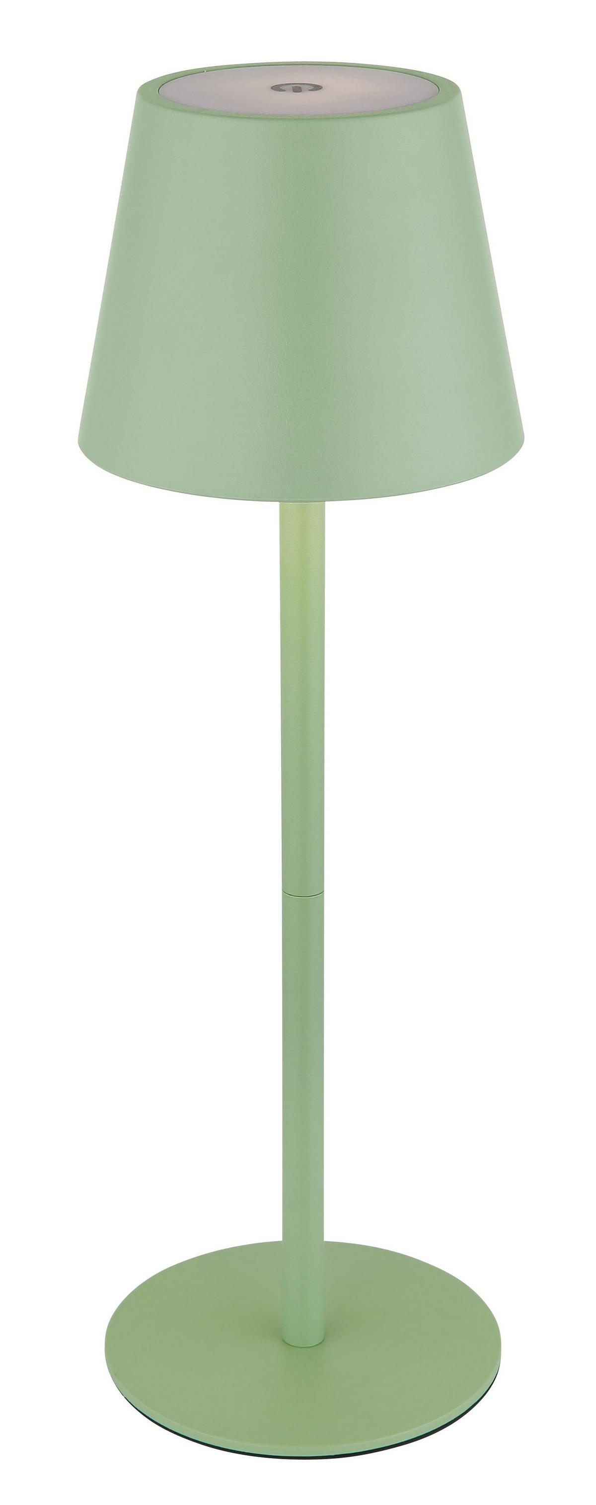 LAMPA STOŁOWA Z AKUMULATOREM SPIRIT *SBN* - jasnozielony/opal, Trend, tworzywo sztuczne/metal (11,5/36cm) - Novel